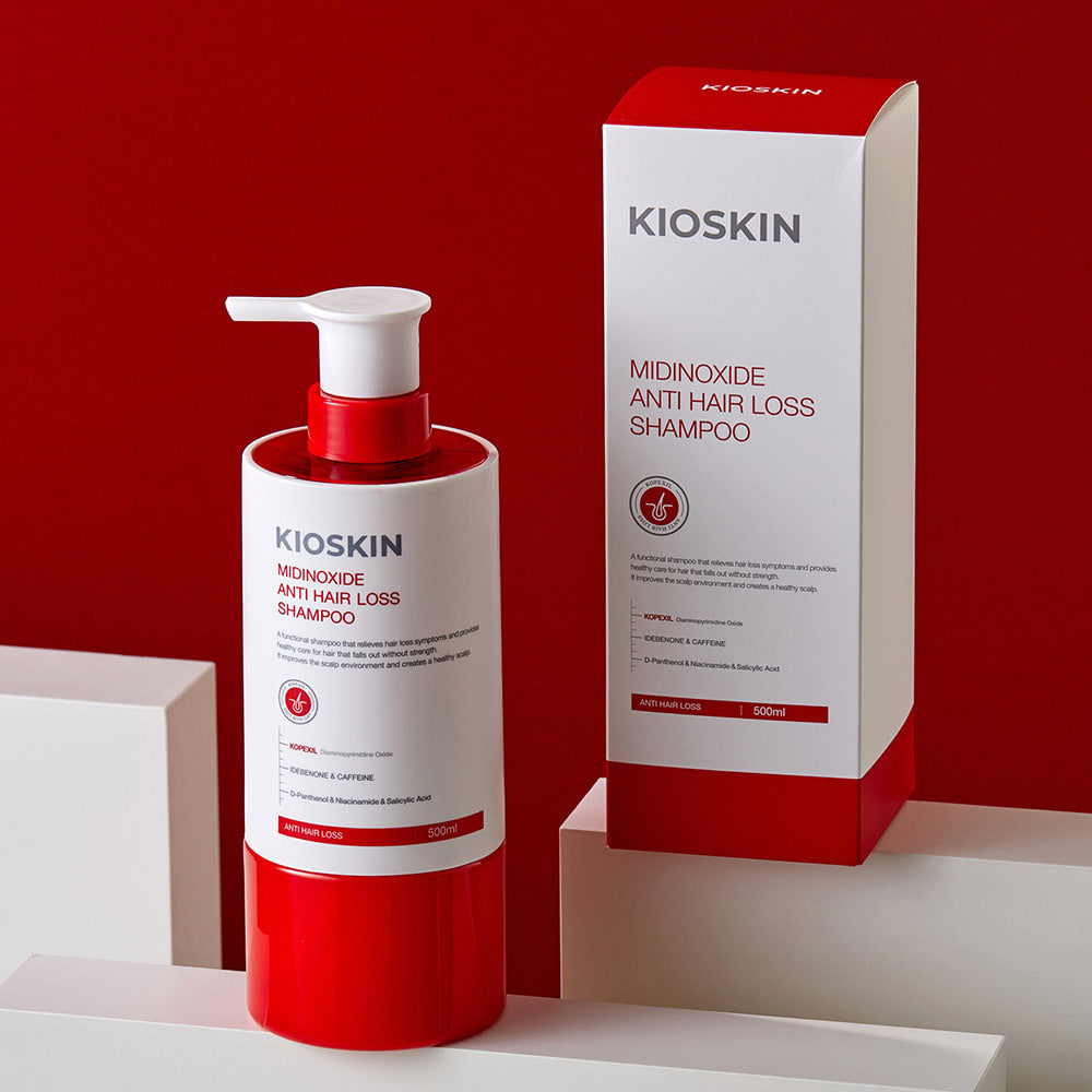 Kioskin Midinoxside Anti Hair Loss Shampoo 500ml , Anti Hair Loss Shampoo
